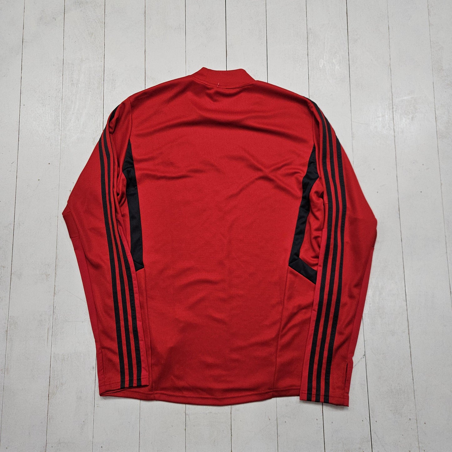 2010s Adidas Toronto FC TFC Red Warm Up Long Sleeve Authentic Football Soccer Jersey Size L/XL