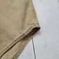 1990s Sperry Top Sider Tan Button Up Metal Buttons Shirt Size L