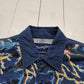 2000s Y2K Wrangler Brushpopper Style Lightning Bolt Snaps Western Shirt Size YOUTH XL