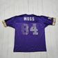 1990s/2000s Champion Minnesota Vikings Randy Moss 84 Authentic Home NFL Football Jersey Size L/XL