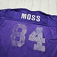 1990s/2000s Champion Minnesota Vikings Randy Moss 84 Authentic Home NFL Football Jersey Size L/XL