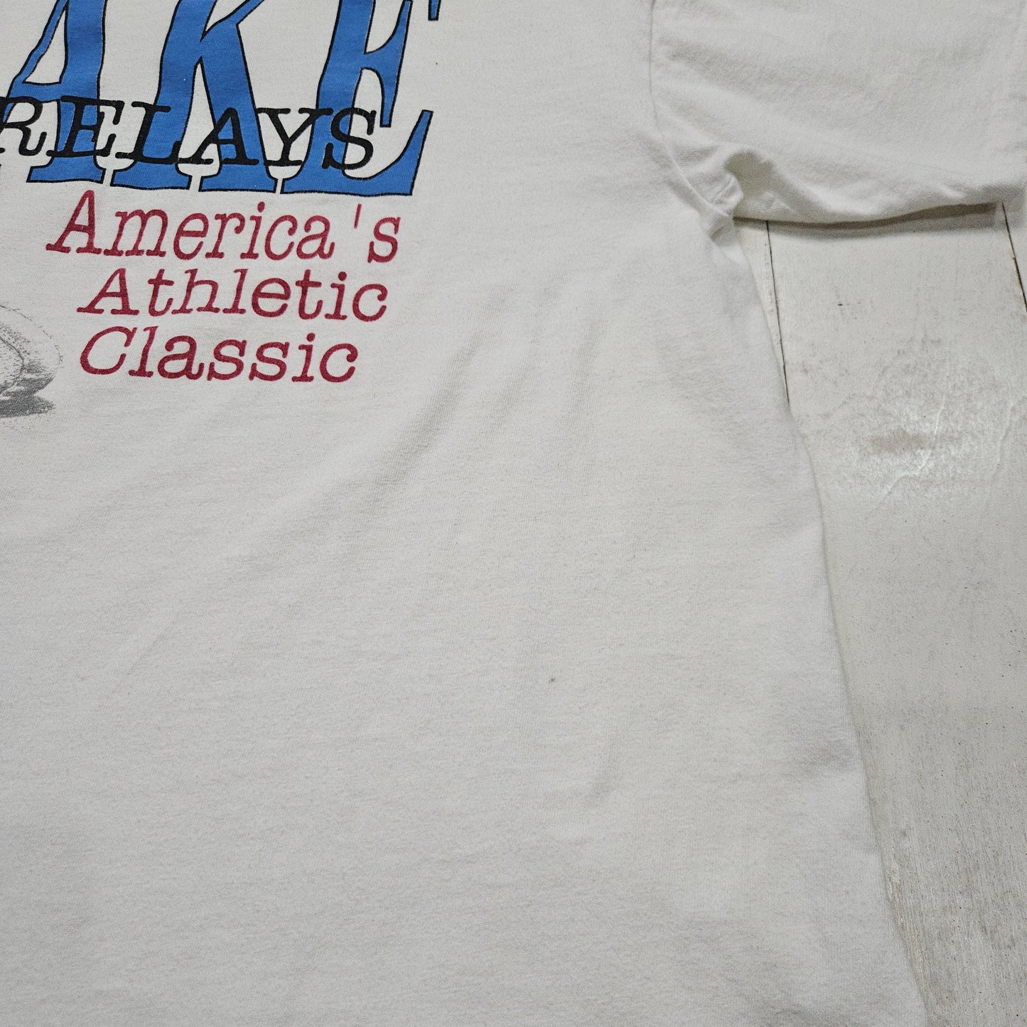 1990s 1997 Drake Relays Des Moines Iowa Track and Field Running T-Shirt Size XL