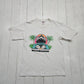 1990s Oneita White Caribbean Cruise Ship T-Shirt Size S/M