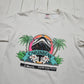 1990s Oneita White Caribbean Cruise Ship T-Shirt Size S/M