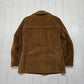 1970s Aberdeen Brown Corduroy Fleece Lined Jacket Made in USA Size M/L