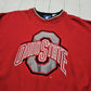 1990s Starter Red Ohio State University OSU Buckeyes Embroidered NCAA Sweatshirt Size XL