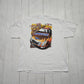 2000s 2007 Chase Authentics White Ricky Rudd Snickers NASCAR Racing T-Shirt Size XL