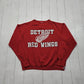 1980s Logo 7 Detroit Red Wings NHL Hockey Sweatshirt Size S/M