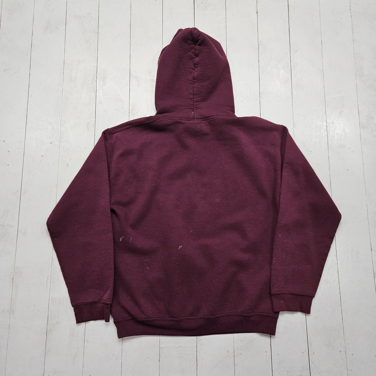 2000s Gildan Burgundy Wildcats Hoodie Sweatshirt Size M