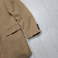 1990s/2000s Y2K Chaps Tan Camel Hair Blazer Jacket Size L