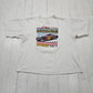 1990s/2000s Santee White Rex Parkison Racing T-Shirt Size XXL