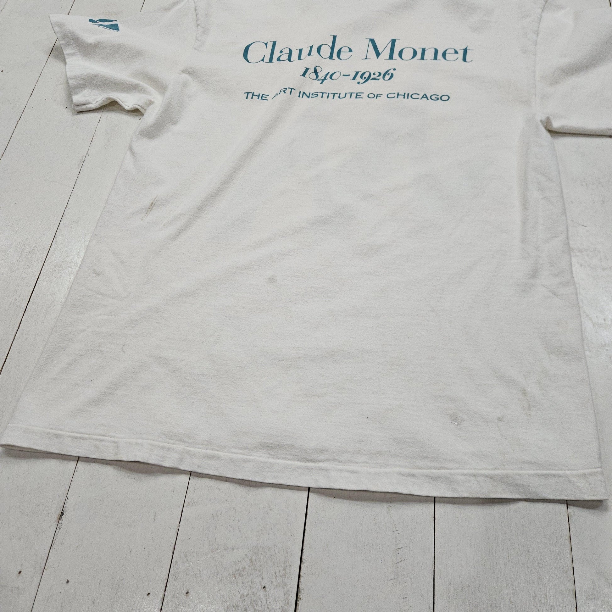 1990s 1995 Art Institute of Chicago Claude Monet T-Shirt Size M