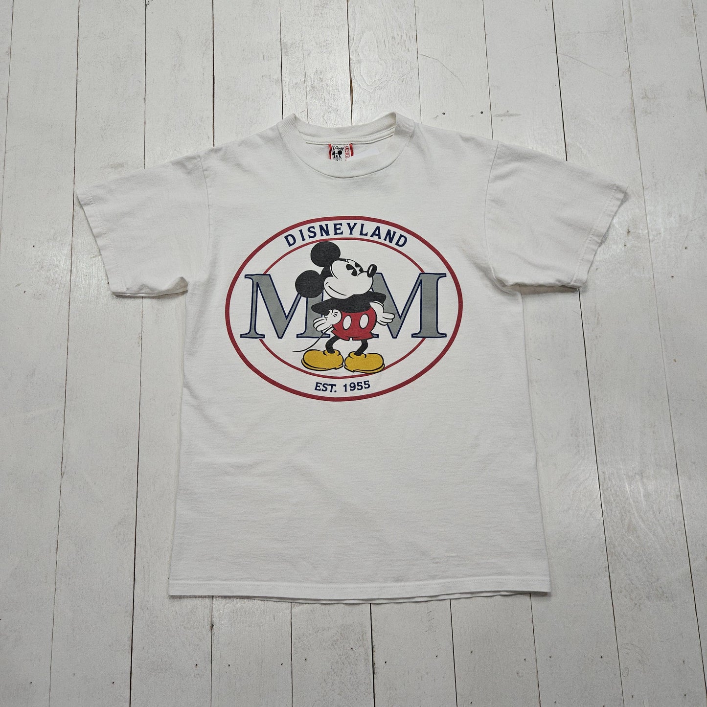 1990s Disney Designs Disneyland Mickey Mouse T-Shirt Made in USA Size S