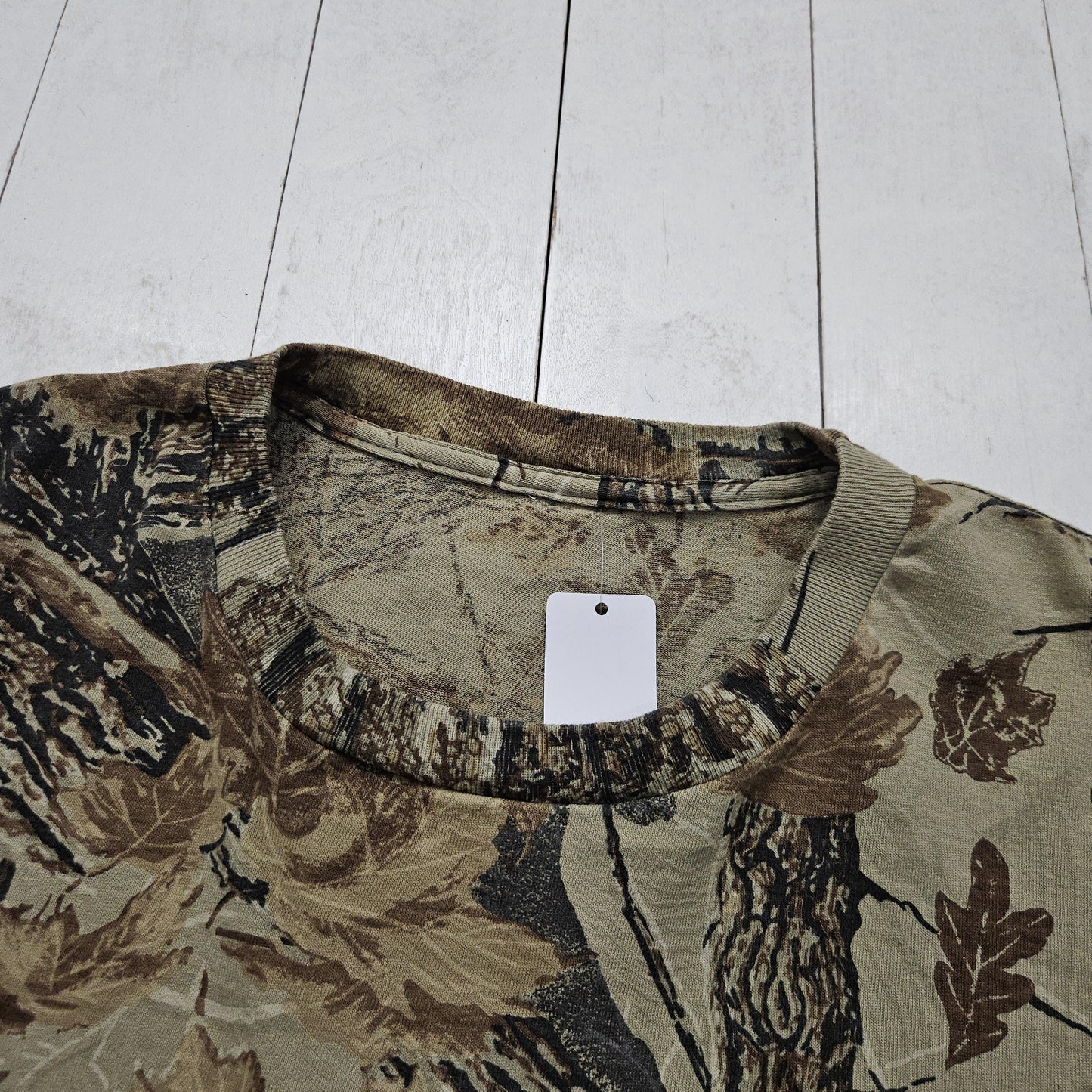 1980s/1990s Walls RealTree Camo Long Sleeve Pocket T-Shirt Size XXL