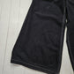 1990s/2000s Y2K Break Down Extra Wide Leg Baggy Rave Skater Black Denim Pants Size 34x31