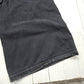 1990s/2000s Y2K Break Down Extra Wide Leg Baggy Rave Skater Black Denim Pants Size 34x31