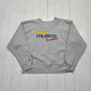 2000s Y2K Champion Grey Musco Facilities Lighting Reverse Weave Sweatshirt Size XL