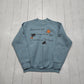 1990s Fruit of the Loom Blue Grey Legends of the Fall Running Sweatshirt Size M