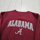 1990s Team Edition Red University of Alabama NCAA Embroidered Sweatshirt Size M