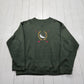 1990s/2000s Y2K Grand Slam Green Golfing Embroidered Sweatshirt Size XXL