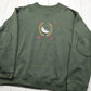 1990s/2000s Y2K Grand Slam Green Golfing Embroidered Sweatshirt Size XXL