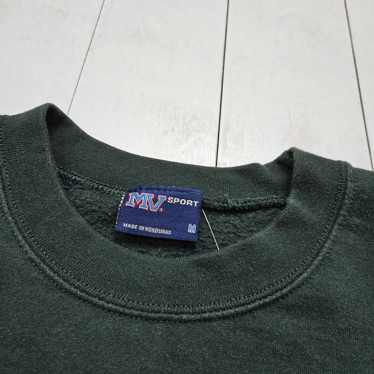 2000s Y2K MV Sport Green Georgia College Sweatshirt Size M