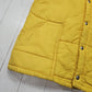 1980s Swingster Yellow Adler's Patch Insulated Vest Made in USA Size L