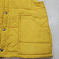 1980s Swingster Yellow Adler's Patch Insulated Vest Made in USA Size L