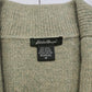 1990s/2000s Y2K Eddie Bauer Mint Green Wool Blend Knit Button Up Cardigan Sweater Size S