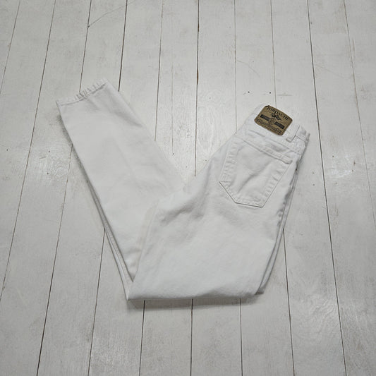 1990s/2000s Y2K Jordache White Denim Jeans Size 24x29