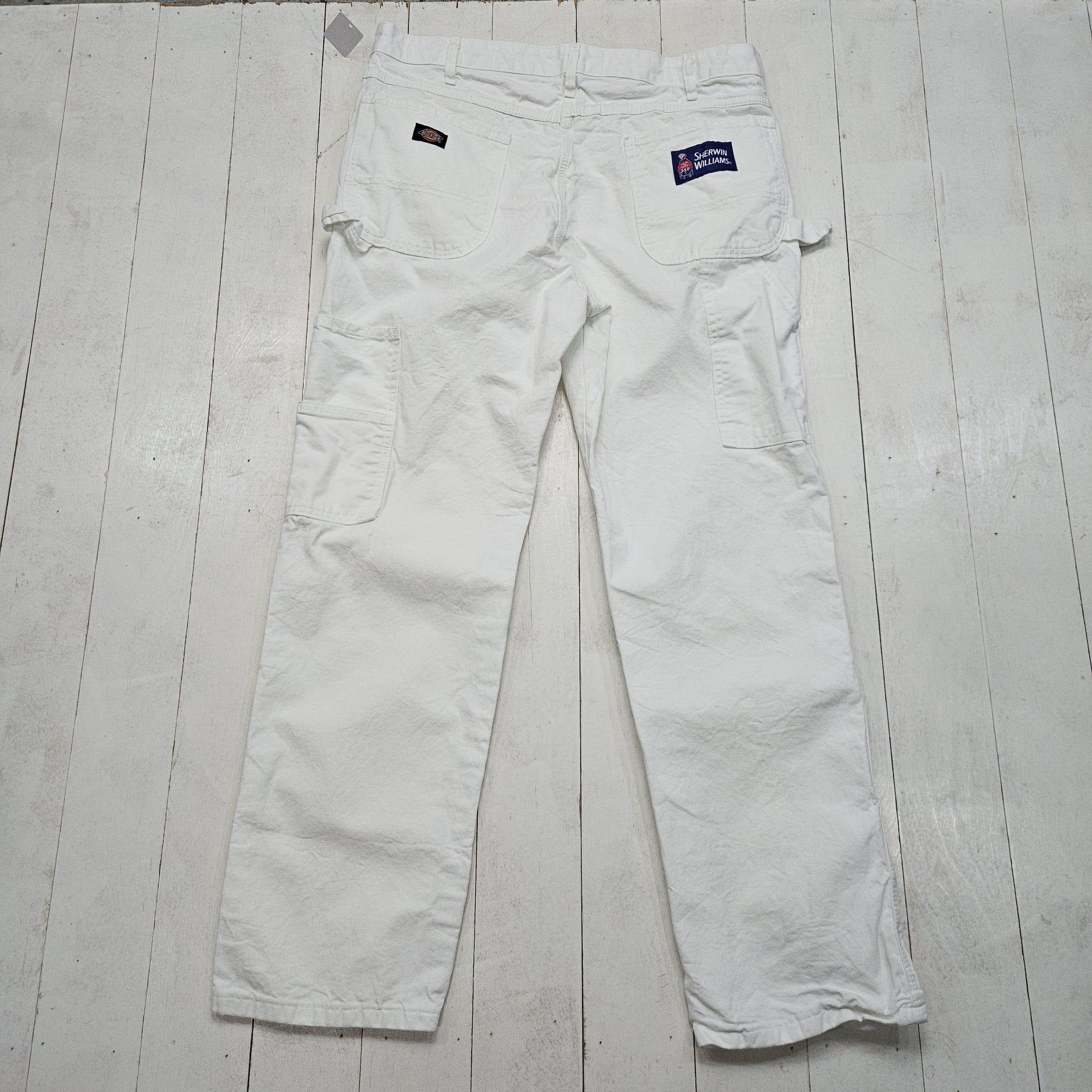 2010s Dickies Sherwin Williams White Painters Pants Size 36x30.5