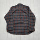 2000s LL Bean Grey/Red Plaid Button Down Shirt Size XXL