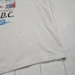 1990s White Washington DC Experience Tourism Sight Seeing Monuments Souvenir T-Shirt Size L