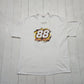 2000s 2007 Chase Authentics White Ricky Rudd Snickers NASCAR Racing T-Shirt Size XL