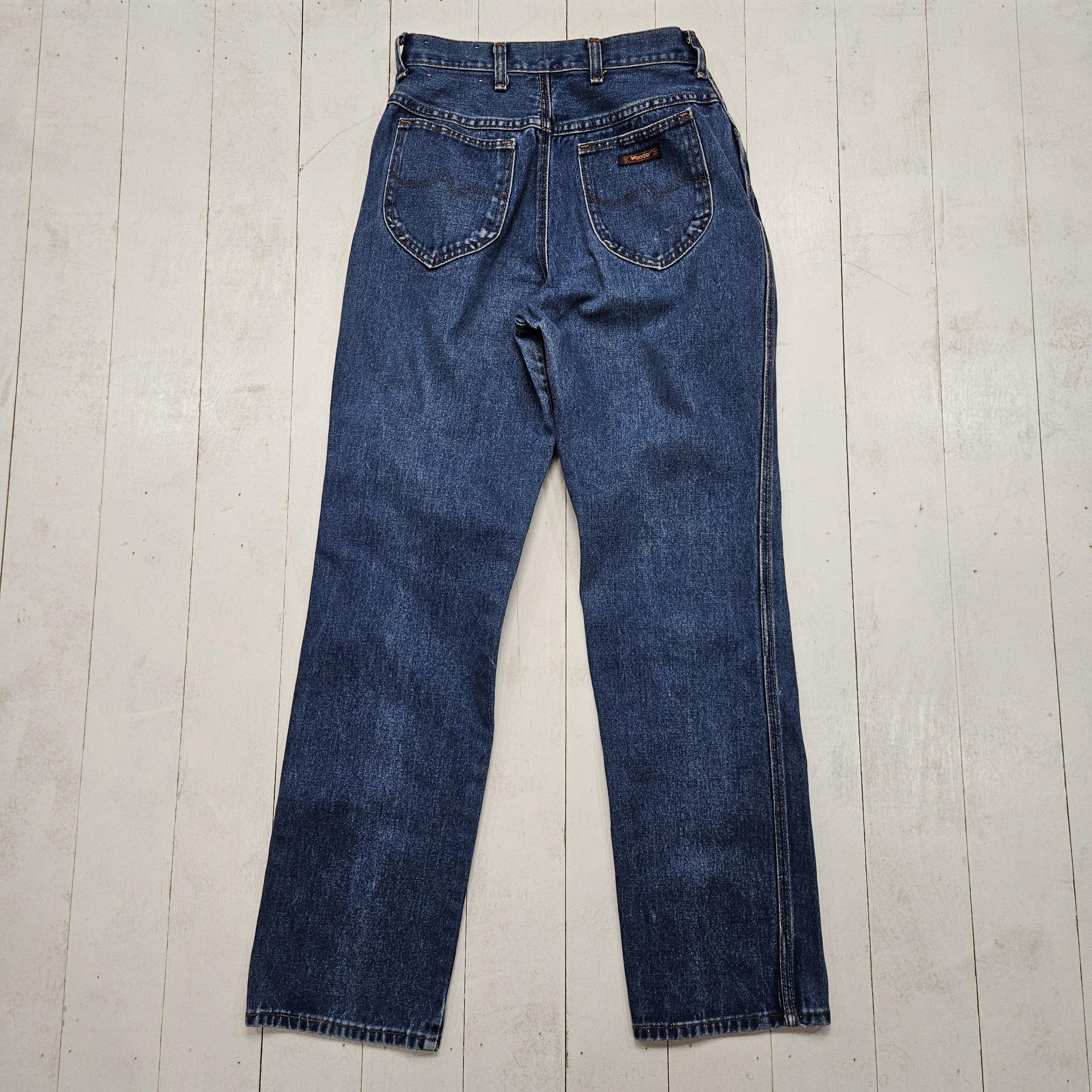 1970s/1980s Wrangler Blue Denim Jeans Made in USA Size 28x31