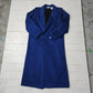 1970s/1980s LA Vogue Blue Wool Coat Made in USA Womens Size xl/xxl