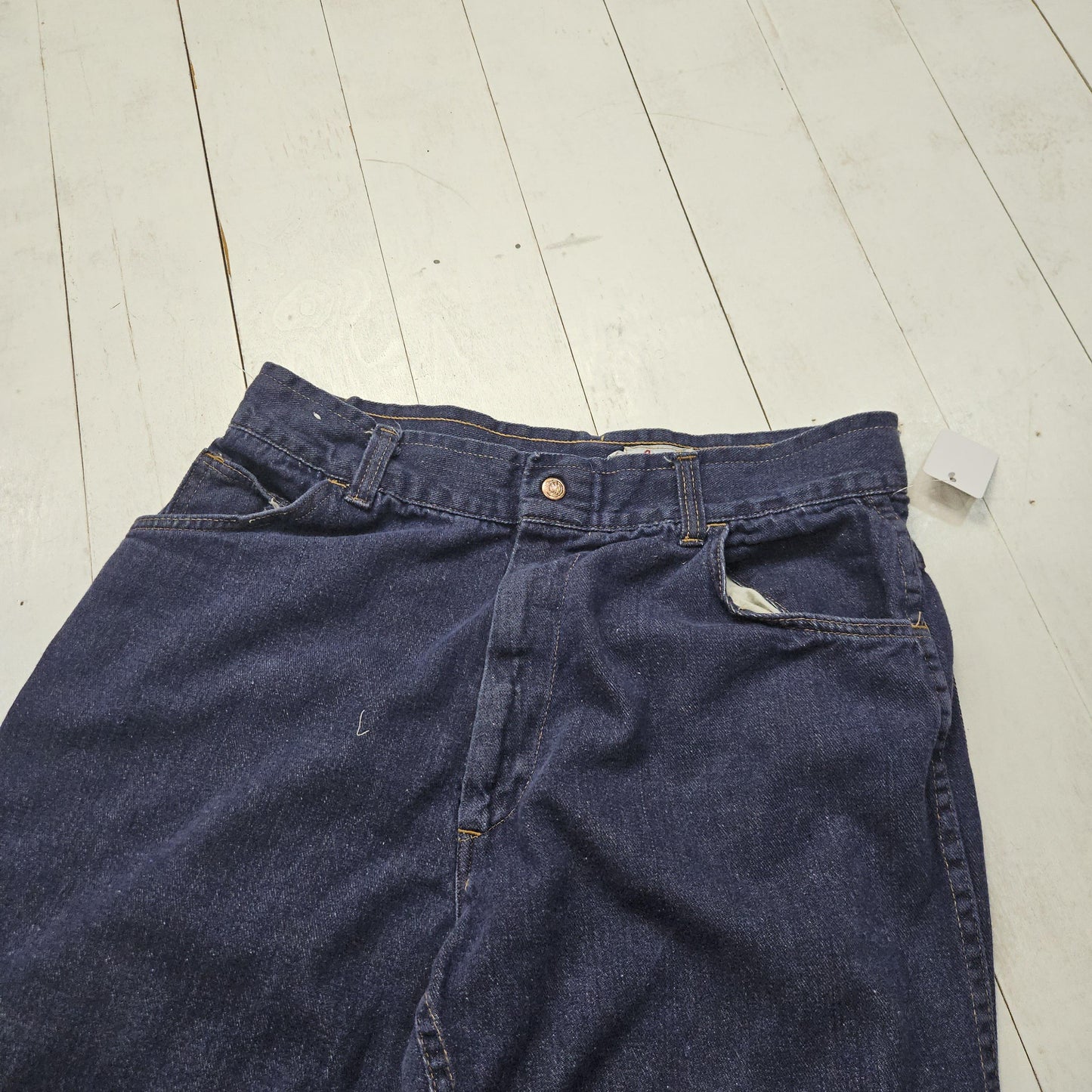 1980s Lazy H Sanforized Denim Pants Size 32x27