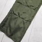 1970s/1980s Olive Green Nylon Double Front Pants Size 33x32