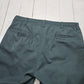 1970s Green Permanent Twill Work Pants Size 35x27