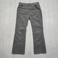 1980s Levi's 517 Boot Cut Light Grey Corduroy Pants Made in USA Size 34x29