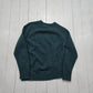 2000s/2010s Banana Republic Green Italian Merino Wool Knit Sweater Size S