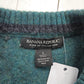 2000s/2010s Banana Republic Green Italian Merino Wool Knit Sweater Size S