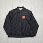 1970s/1980s King Louie Pro-Fit Black Coaches Jacket Vita Ferm Patch Made in USA Size L/XL