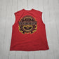 2000s 2006 Red Sturgis South Dakota Rally Week Motorcycle Tank Top T-Shirt Size XL