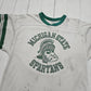 1980s Bike White Michigan State Spartans NCAA T-Shirt Size M