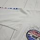 1990s/2000s Y2K Anvil White Bristol Motor Speedway NASCAR Racing Long Sleeve T-Shirt Size S/M