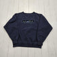 1990s/2000s Y2K Gear For Sports Big Cotton Blue Michigan Embroidered Sovuenir Sweatshirt Size M