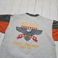 1990s 1991 Grey Harley-Davidson Barre Vermont T-Shirt Made in USA Size L