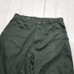 2010s US Forest Service Green Denim Work Pants Size 32-34