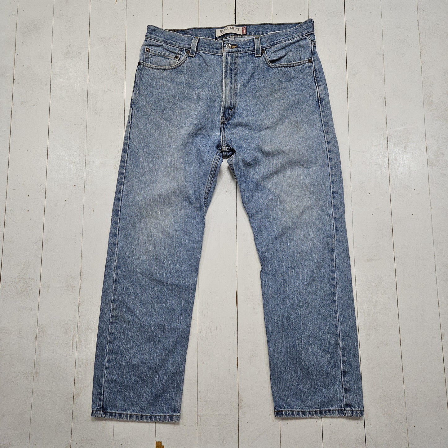 2000s Y2K Levi's 505 Blue Denim Jeans Sze 36x29